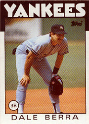 1986 Topps Baseball Cards      692     Dale Berra